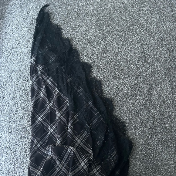 Fashion Nova Plaid Lace Dress - Picture 4 of 4